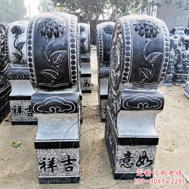河南古典门墩雕塑
