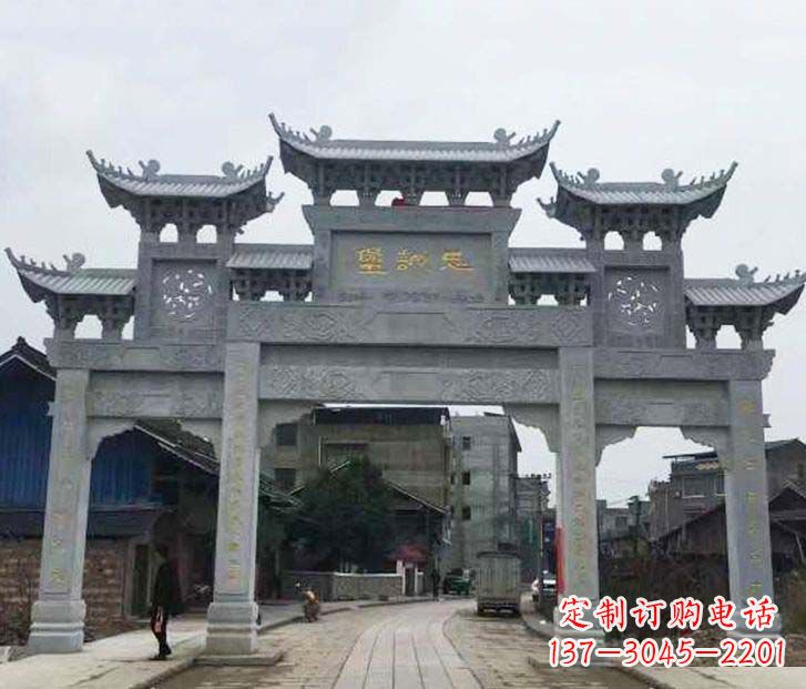 河南精美牌坊石雕