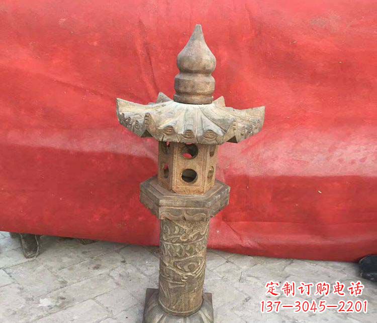河南传统风格石灯雕塑