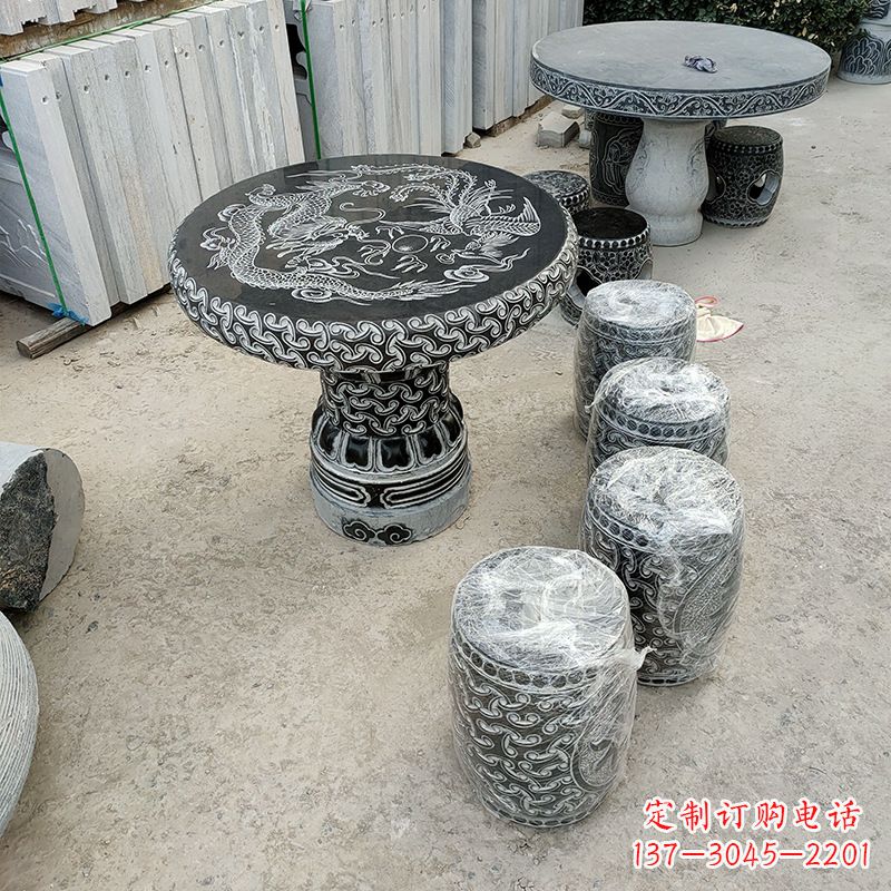河南仿古石桌凳