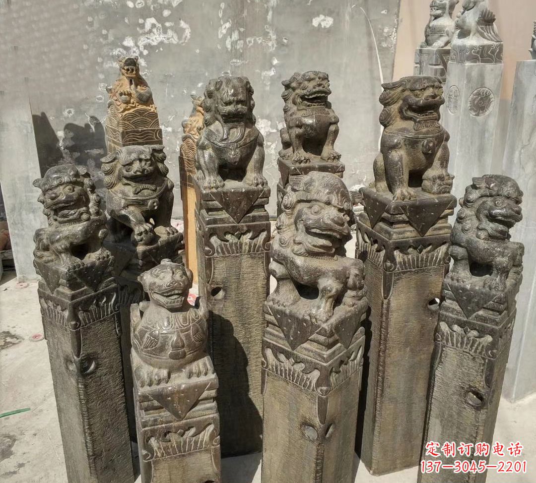河南仿古马雕塑,高端定制艺术石雕