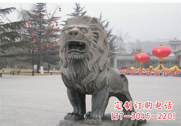 河南仿古西洋狮子石雕