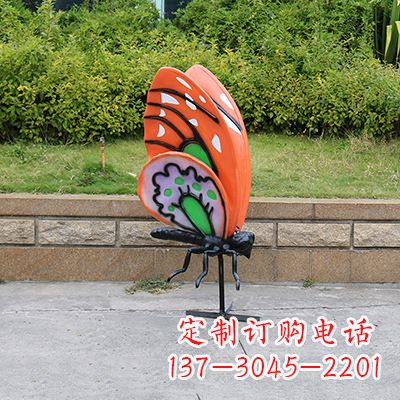 河南仿真蝴蝶_大号蝴蝶红色款116x75x160