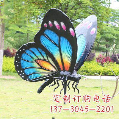 河南蓝蝴蝶雕塑-让你的室内空间焕发生机