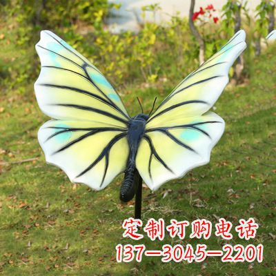 河南色彩丰富的仿真蝴蝶雕塑