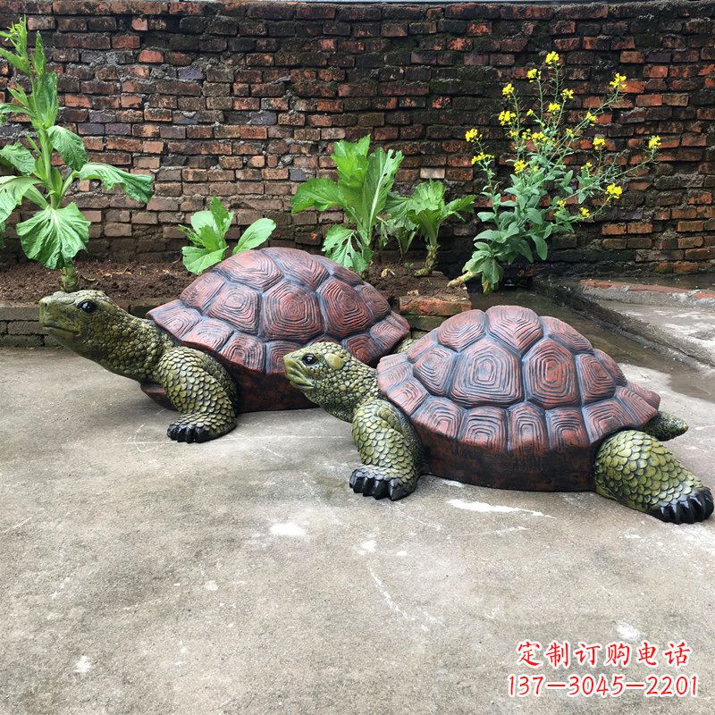 河南精致细腻的乌龟雕塑