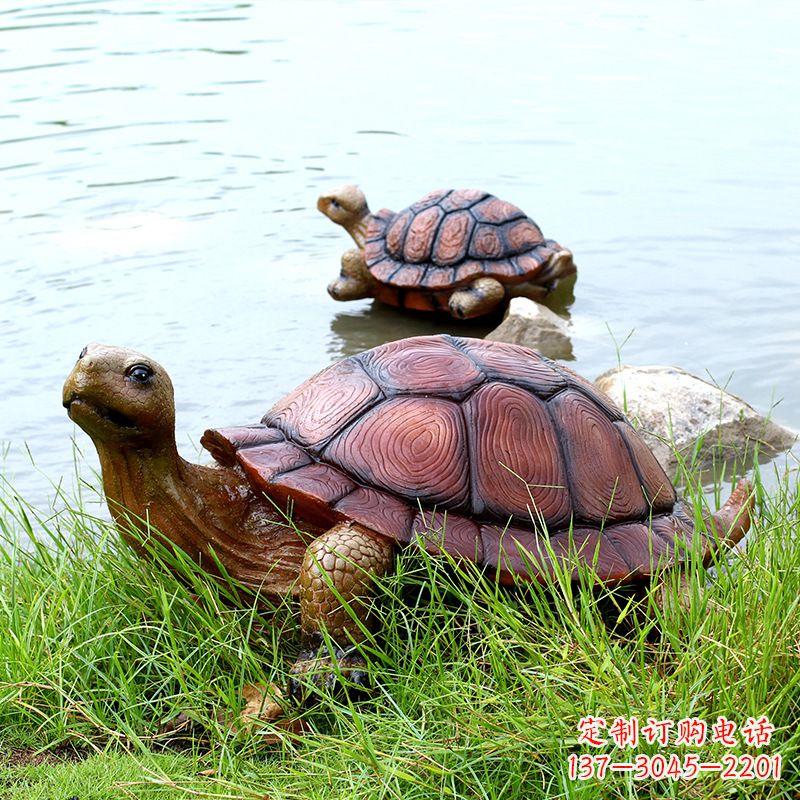河南精美乌龟雕塑,点亮您的池塘水景