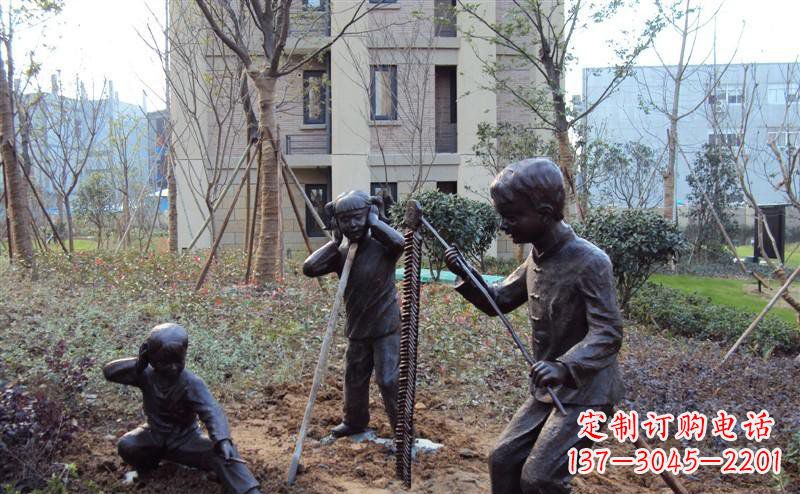 河南中领雕塑 | 为儿童景观带来美好的铜雕塑