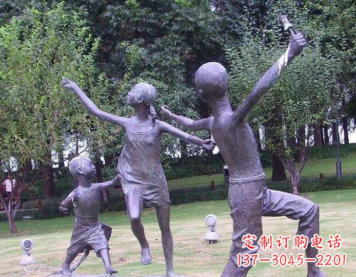 河南可爱儿童雕塑