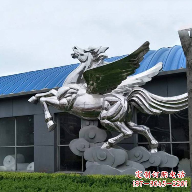 河南镜面不锈钢动物雕塑