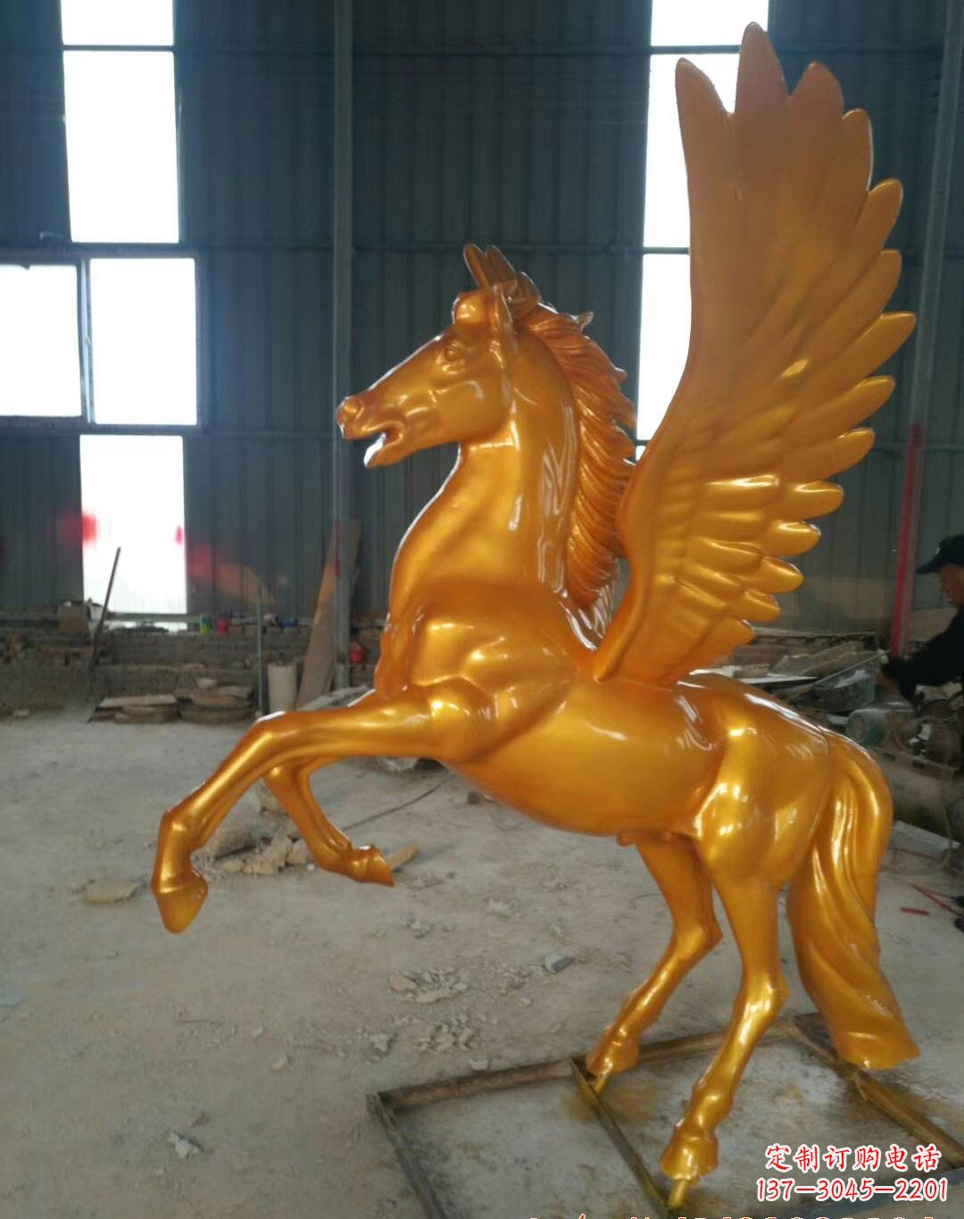 河南飞马铜雕——精美的马雕塑
