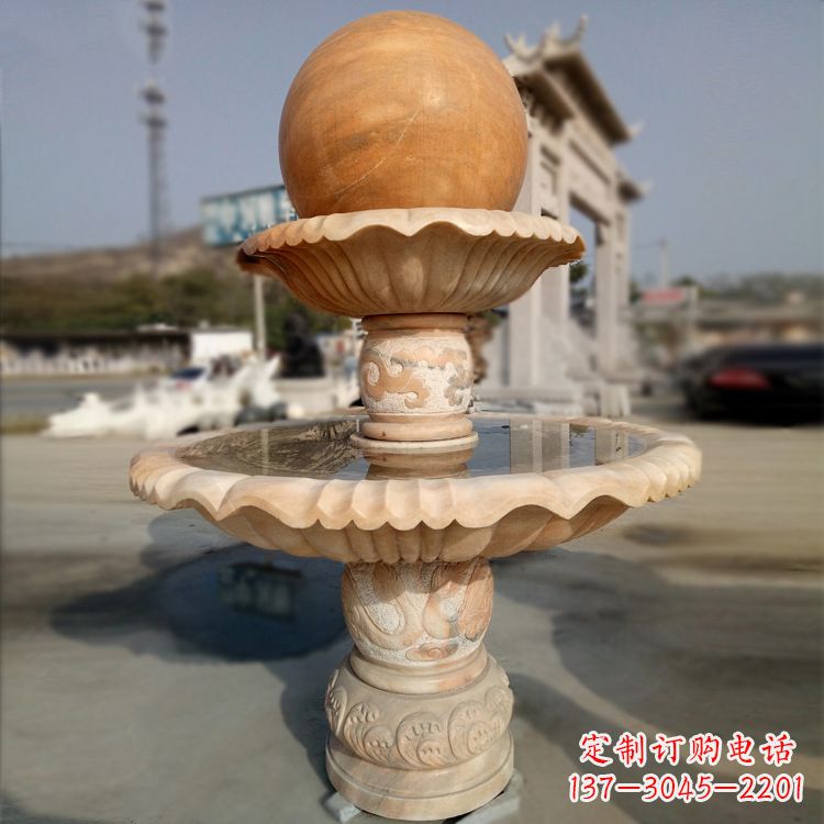 河南风水球石雕塑