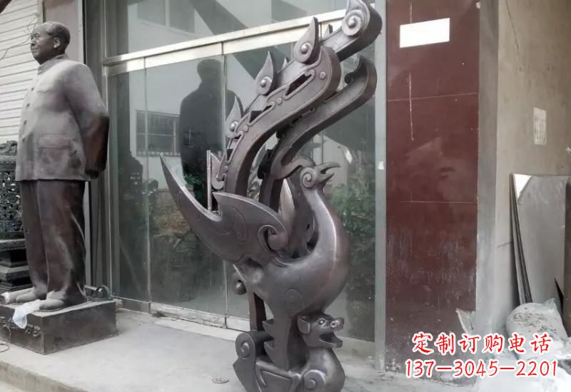 河南凤凰貔貅铜雕