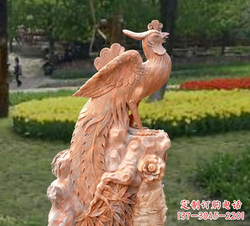 河南凤凰神鸟景观雕塑