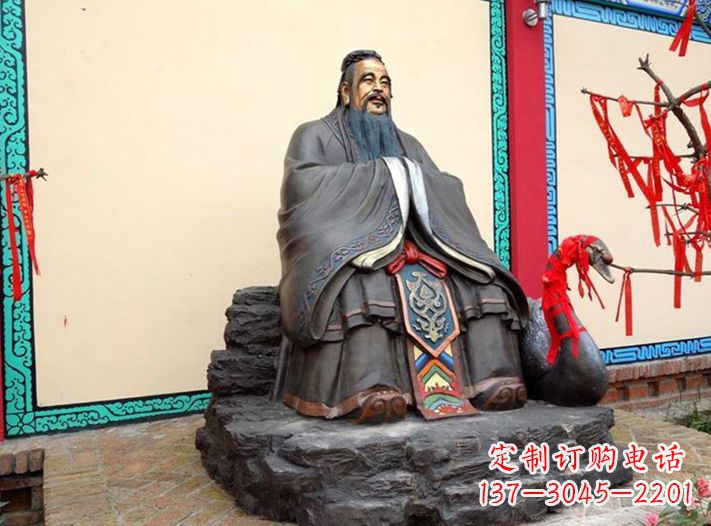 河南精美定制- 孔子雕塑