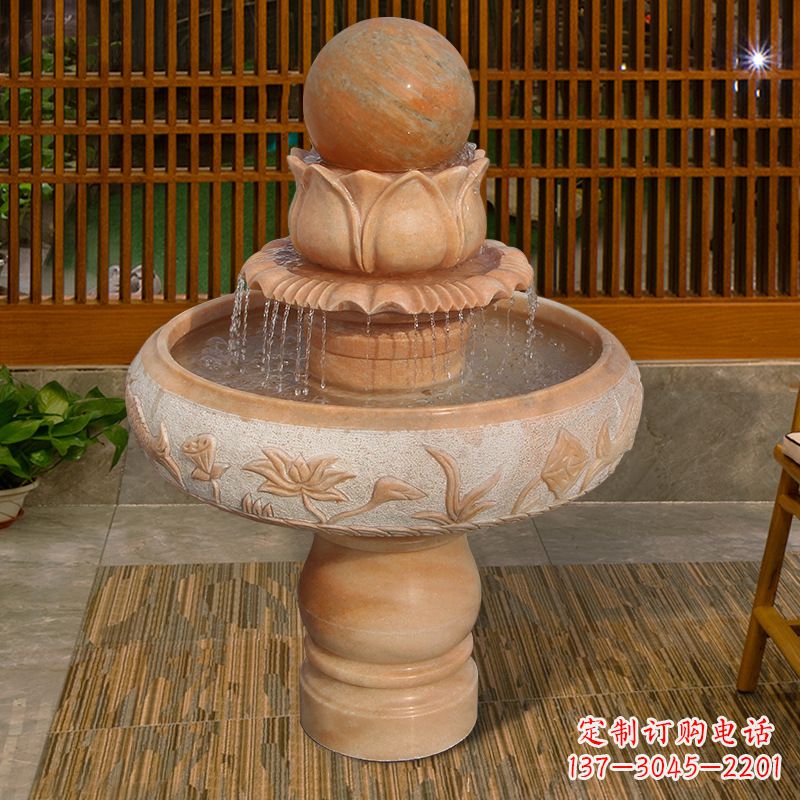 河南领雕塑涪陵悬浮风水球雕塑