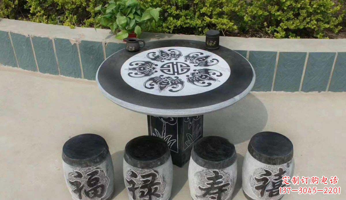河南传统工艺福禄寿喜雕塑