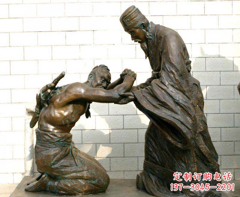 河南中领雕塑——传承古代文化的名人铜雕