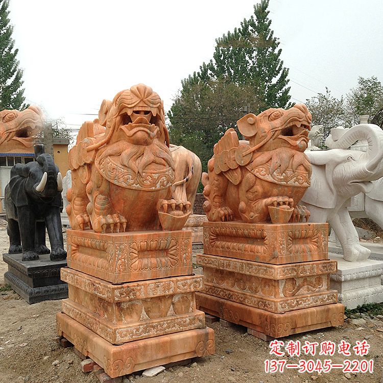 河南豪华高饱和度貔貅雕塑