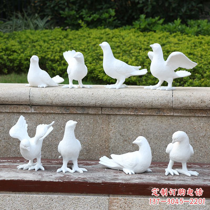 河南鸽子铜雕