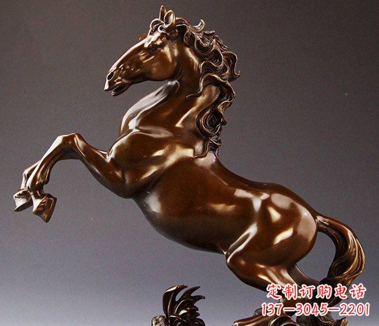 河南青铜马头雕塑
