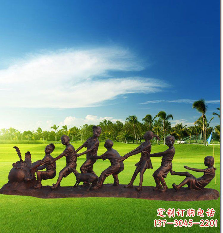 河南中领雕塑-精美仿铜萝卜雕塑