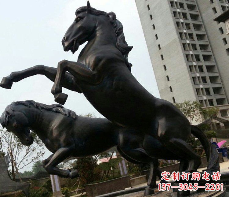 河南高雅实木动物雕塑