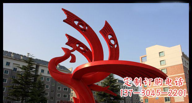 河南不锈钢凤凰雕塑