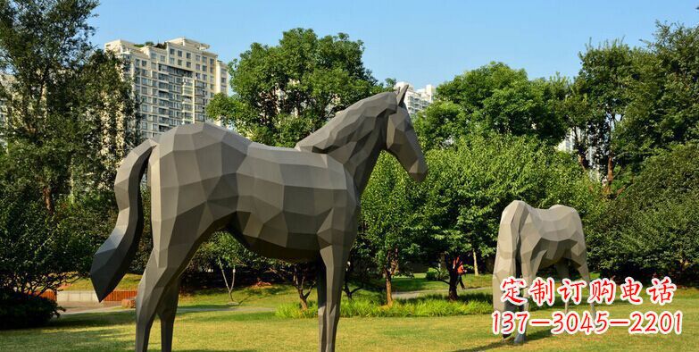 河南产品名称不锈钢动物抽象雕塑