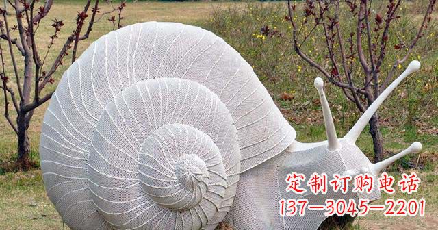 河南抽象不锈钢蜗牛雕塑