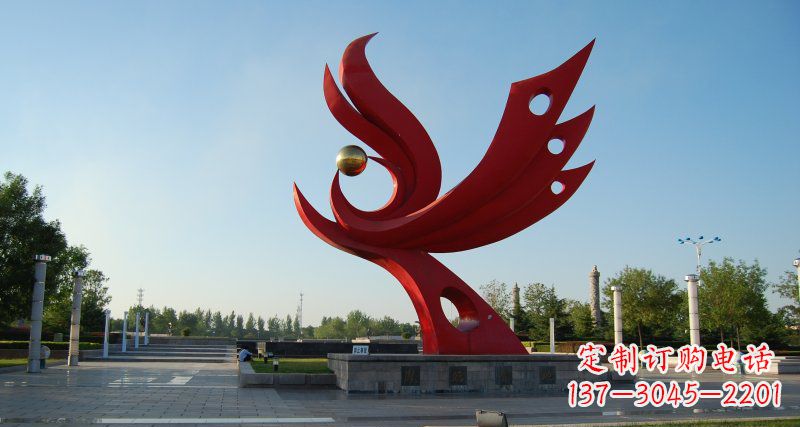 河南凤凰雕塑——浓缩的美丽传统