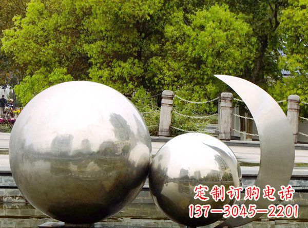 河南别出心裁不锈钢地球雕塑