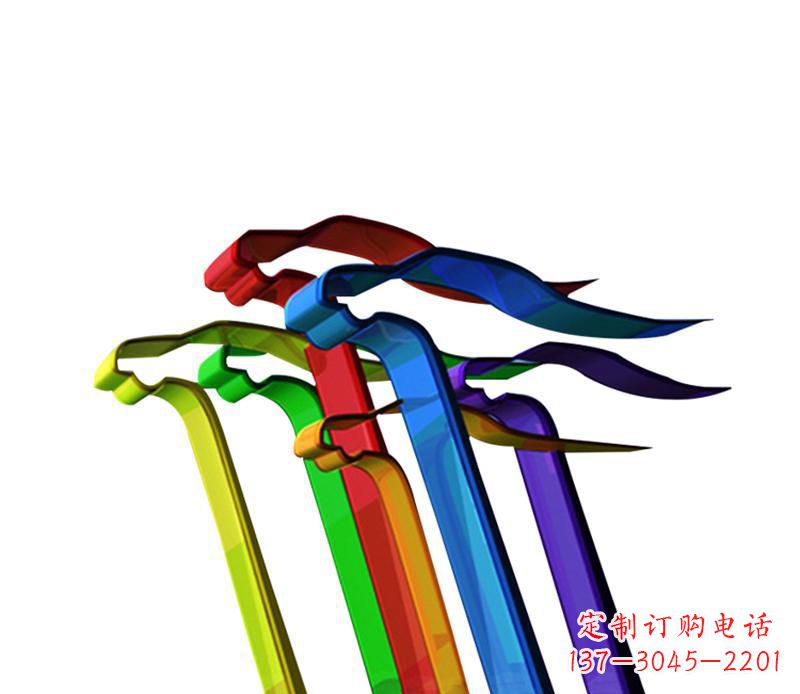 河南欣赏性强的不锈钢飞翔飘带景观雕塑
