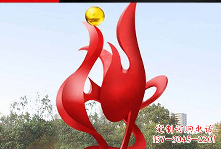 河南现代工艺不锈钢凤凰雕塑