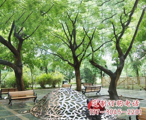 河南悠久活力-不锈钢瓢虫雕塑