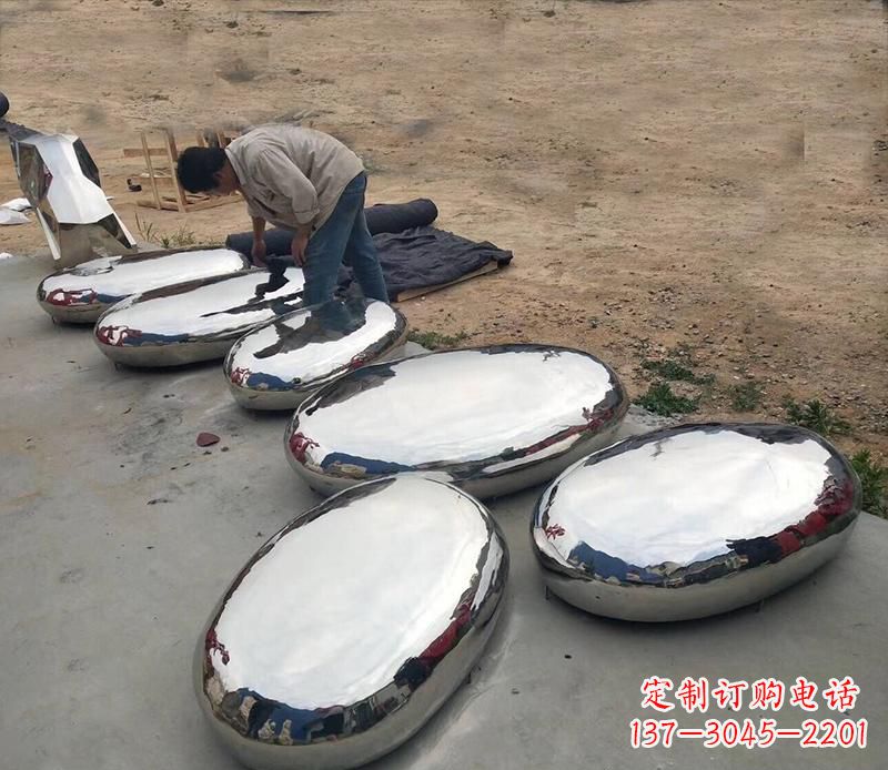 河南中领雕塑水滴形艺术雕塑