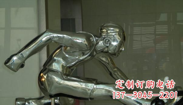 河南不锈钢运动员雕塑