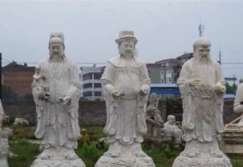 河南福禄寿神像石雕定制服务