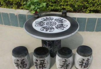 河南传统工艺福禄寿喜雕塑