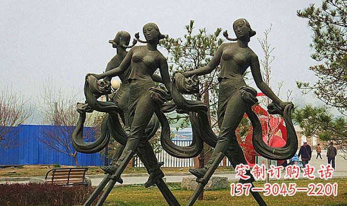 河南中领雕塑精美女孩雕塑