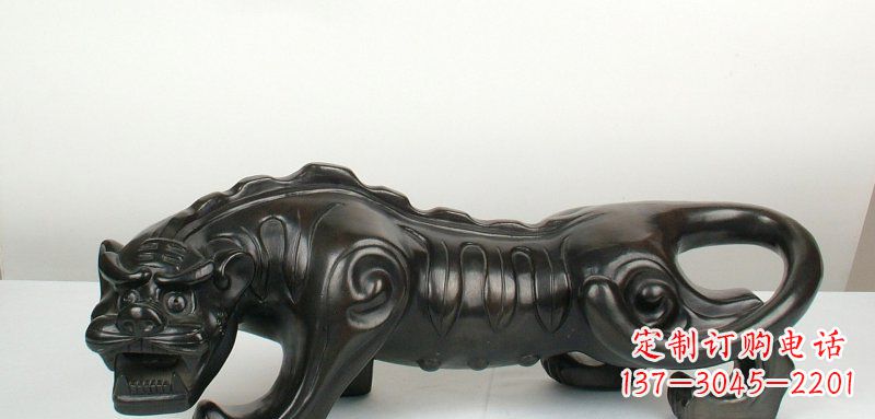 河南象征精神力量的老虎雕塑