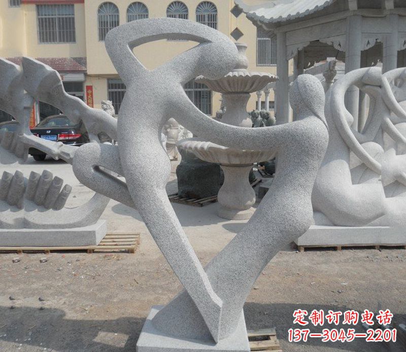 河南中领雕塑独具匠心的“浪漫幸福·情侣小品雕塑”