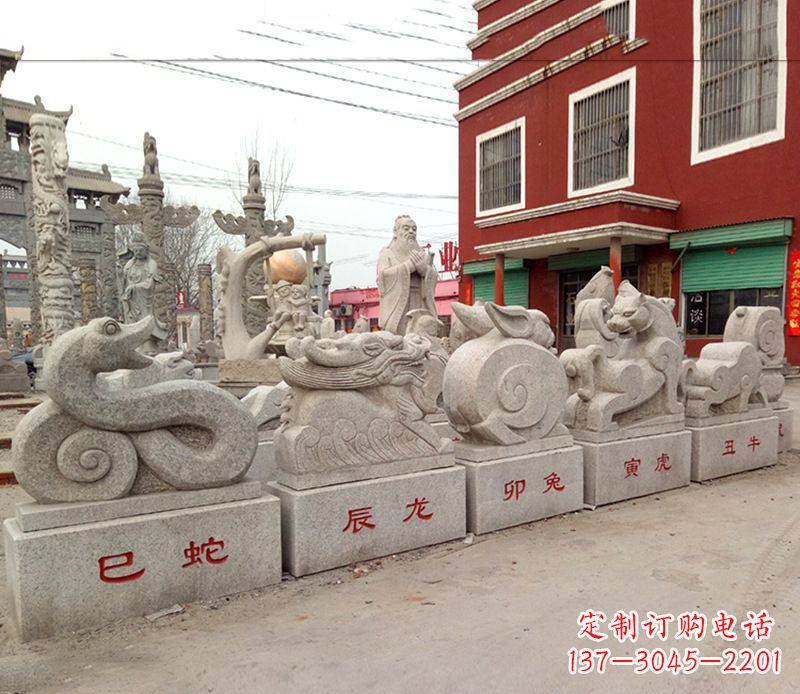 河南产品名称公园动物大理石雕塑
