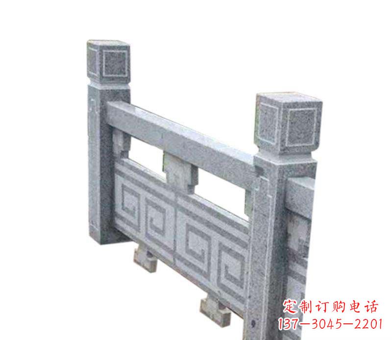 河南公园大理石护城河栏板石雕
