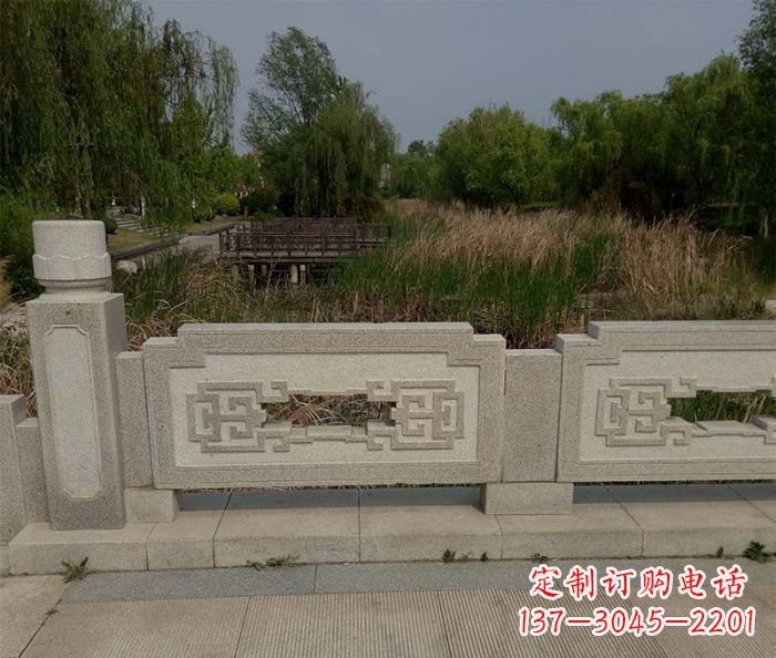 河南优雅大气的公园栏板雕塑