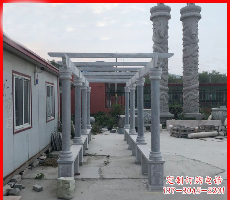 河南艺术之大理石石雕长廊