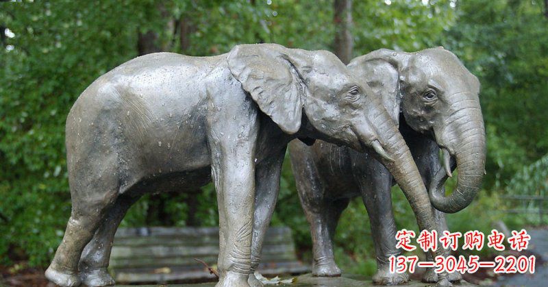 河南优质大象铜雕