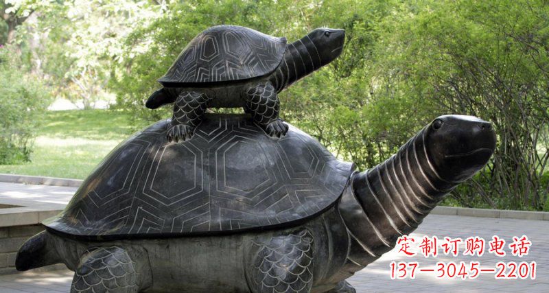 河南铜质乌龟景观雕塑
