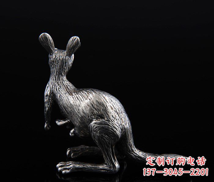 河南精美的袋鼠铜雕