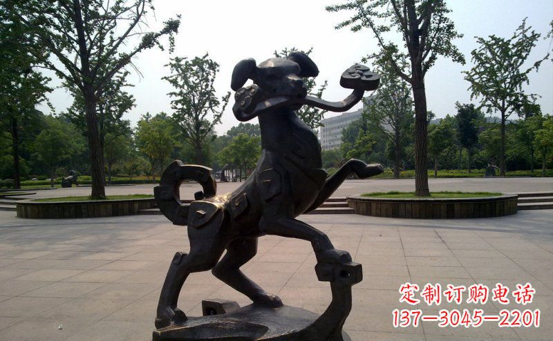 河南中领雕塑狗动物铜雕